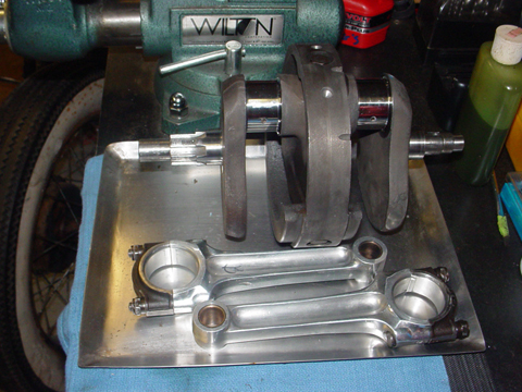 Classic motorcycle engine & transmission building, vintage motorcycle engine & transmission repair, Doug's Cycle Barn, Swansea, MA